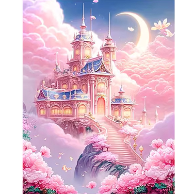 钻石画新款梦幻城堡治愈系