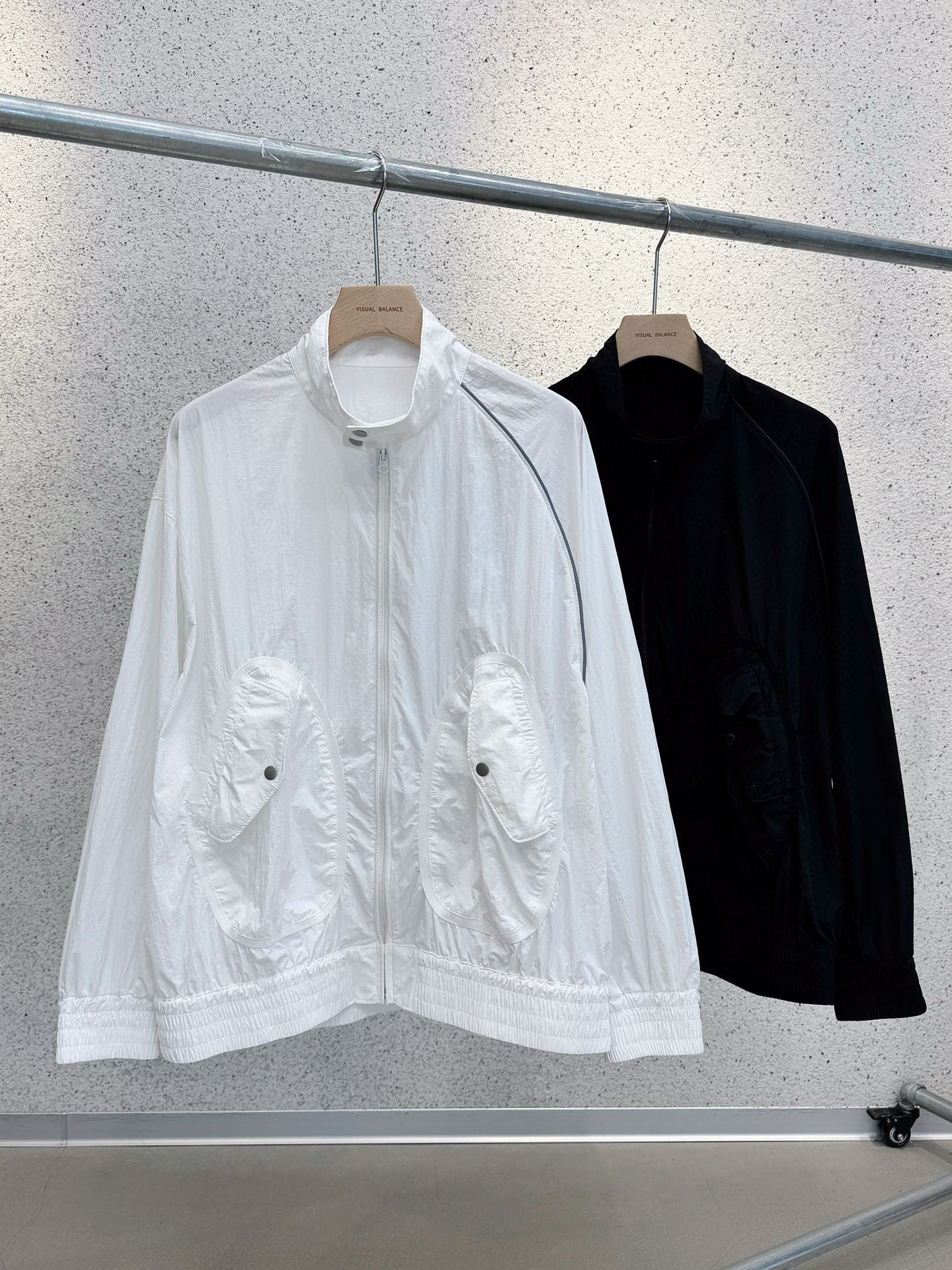 夏季薄款宽松OS廓版休闲男式防晒服潮牌情侣款简约百搭夹克外套男