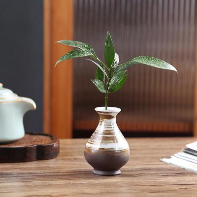 复古陶瓷葫芦花器创意花瓶