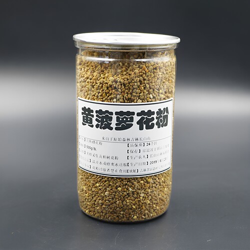 长白山野生树花花粉黄柏蜜蜂