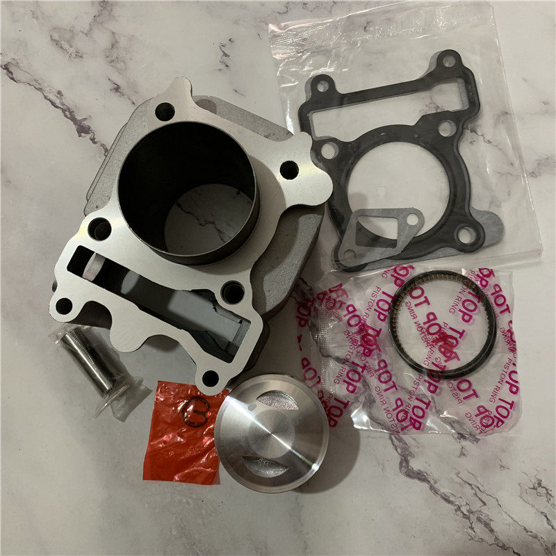 雅马哈巧格JOG 鬼火RSZ福喜丽鹰100改装56气缸中缸活塞环直上套缸