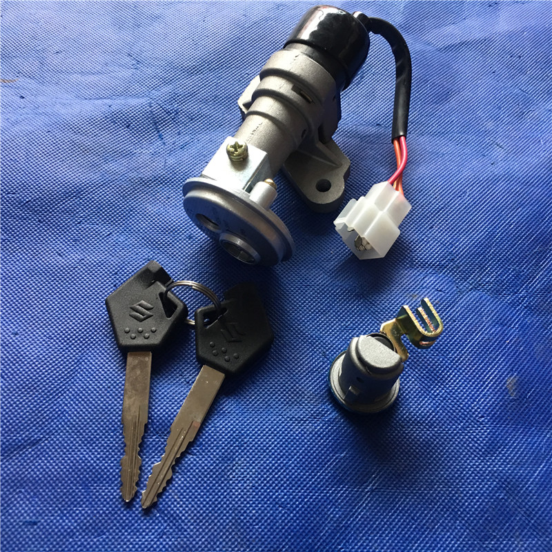 适用于铃木弯梁车 畅110迪 FW110 套锁 电门锁点火开关电源锁磁控
