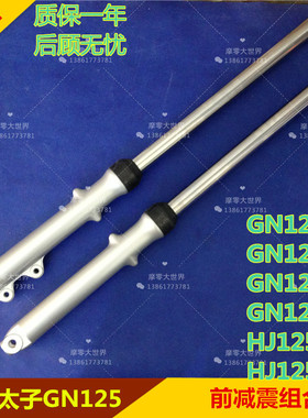 适用太子GN125/-H HJ125-8/8E前减震器 国三GN125-F/2F前避震前叉