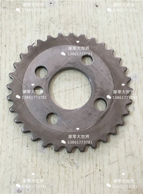 适用金城GX铃木王GS钻豹GN125 HJ125K凸轮轴正时齿滚珠小链条齿轮