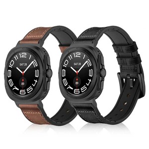 适用三星Galaxy Watch7 Ultra 47mm ultra 2025贴皮硅胶表带腕带