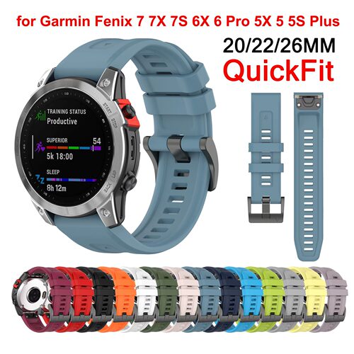 适用佳明Fenix7s77XPro硅胶快拆