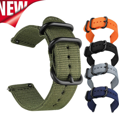 适用三星佳明华为GT2三环尼龙表