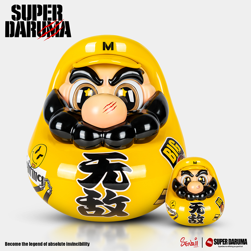 SENZII x 超级达摩SuperDaruma 《无敌》潮玩手办 生日礼物