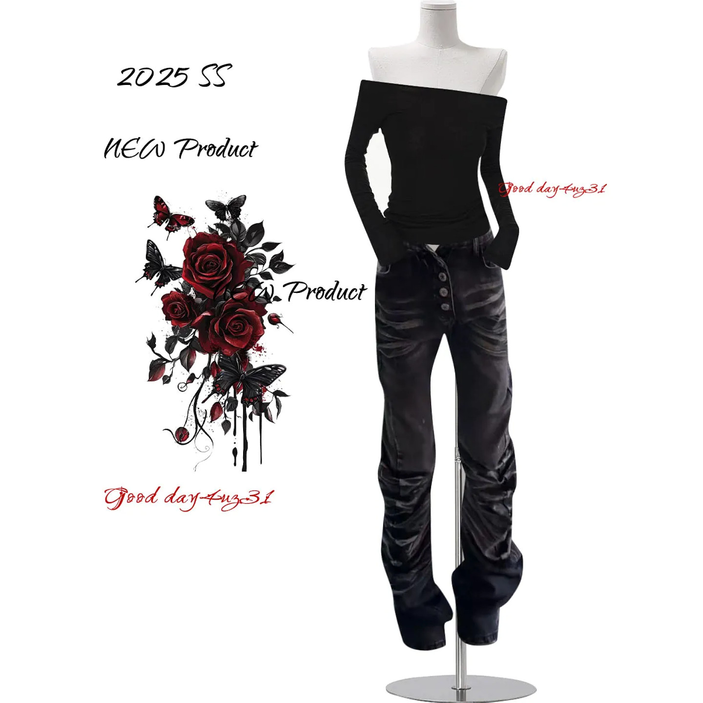 大码美式复古做旧多纽扣微喇牛仔裤女春季新款街头褶皱设计感长裤,女装/女士精品,大码裤装,淘宝优惠券,粉丝福利购,淘宝优惠卷