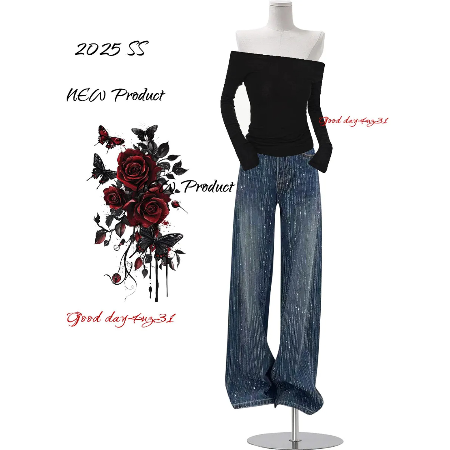 大码美式复古满天星烫钻牛仔裤女春季新款街头竹节纹设计直筒长裤,女装/女士精品,大码裤装,淘宝优惠券,粉丝福利购,淘宝优惠卷