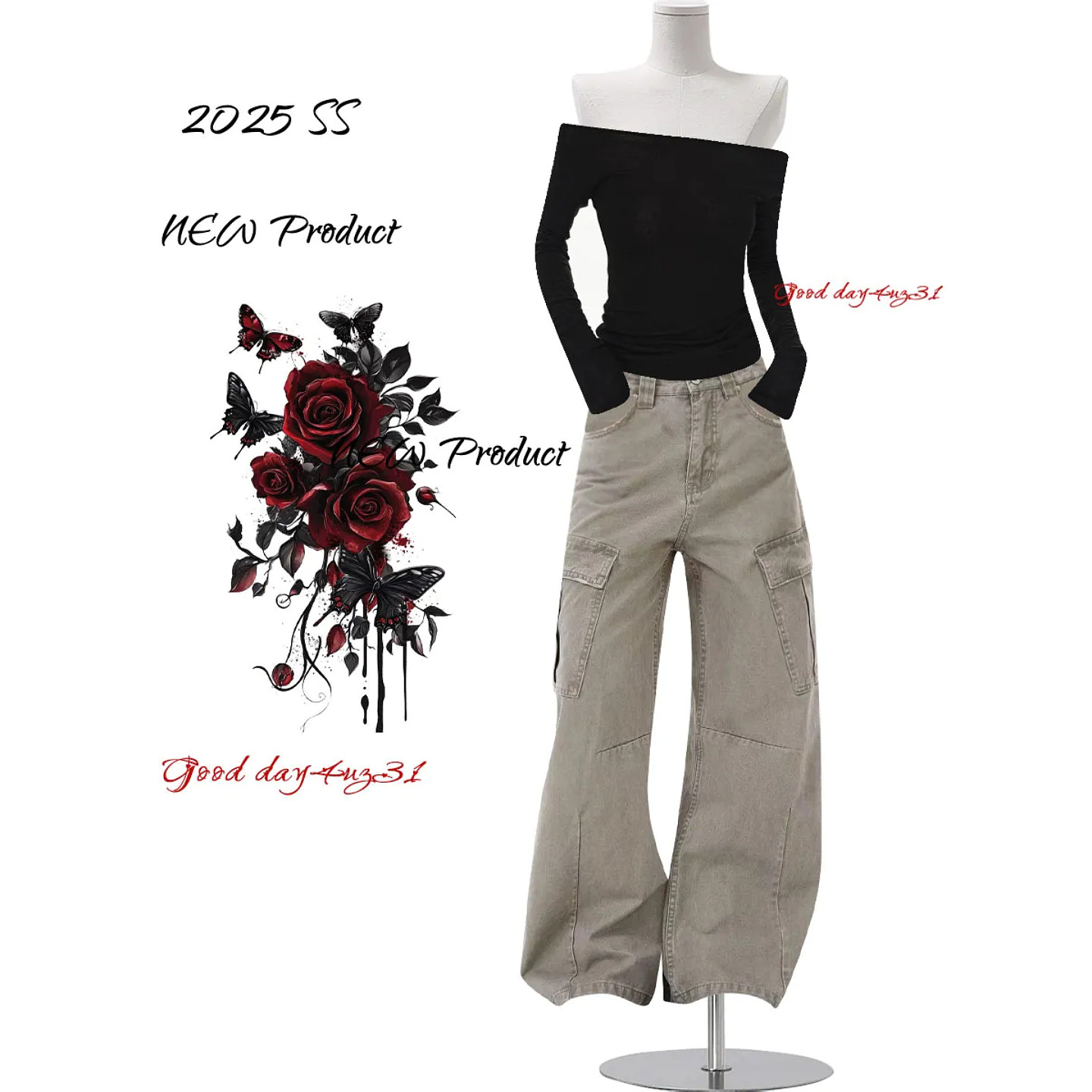 大码美式复古多口袋阔腿牛仔裤女春季新款街头宽松显瘦工装弯刀裤,女装/女士精品,大码裤装,淘宝优惠券,粉丝福利购,淘宝优惠卷