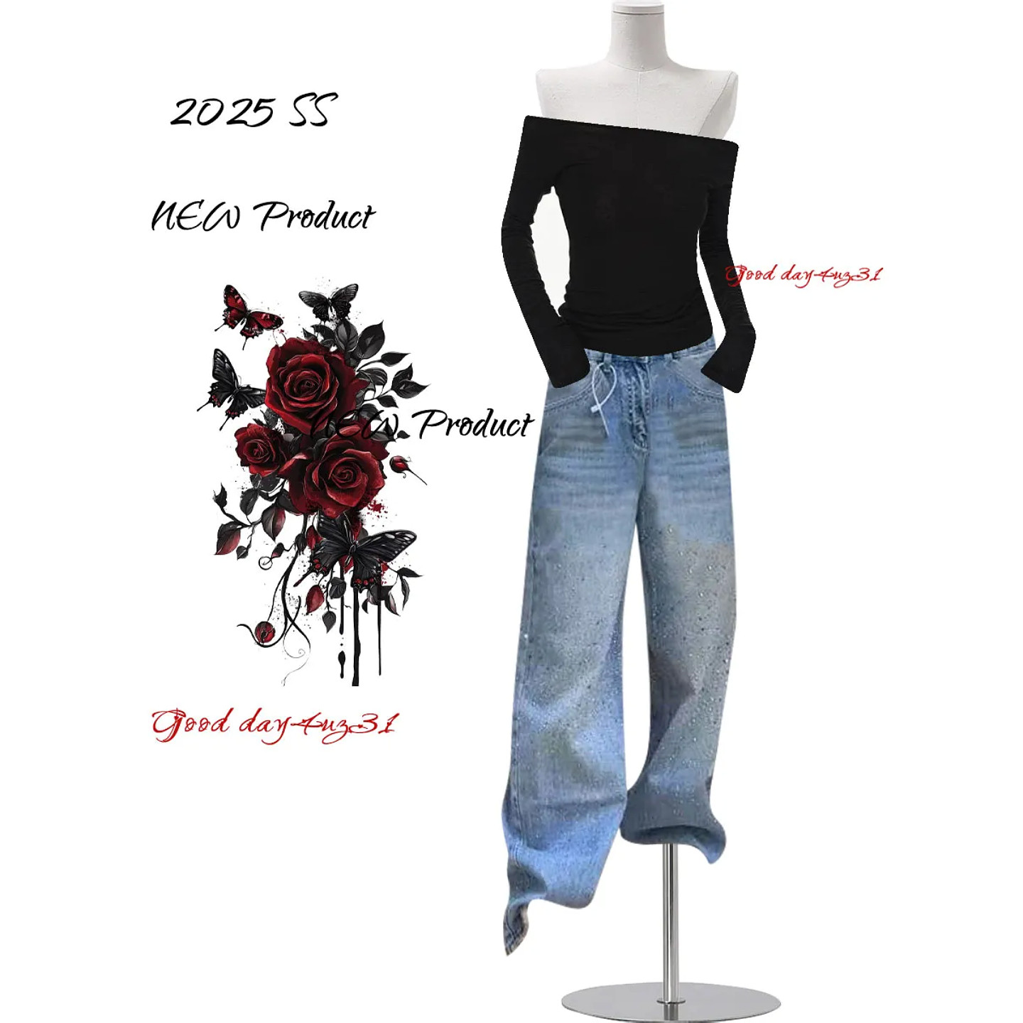 大码美式复古水洗阔腿牛仔裤女春季新款街头满天星烫钻设计感长裤,女装/女士精品,大码裤装,淘宝优惠券,粉丝福利购,淘宝优惠卷