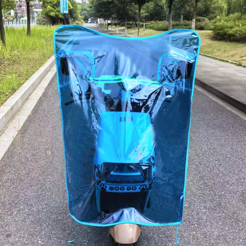 电动车摩托车前挡风塑料防晒PC加高加宽透明挡风板风挡罩挡雨板夏