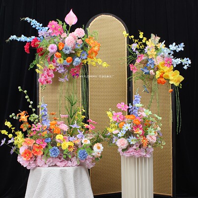 七彩花艺套装缤纷多彩仿真花