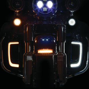 哈雷XL883/X48 滑翔系列 软尾 肥仔街霸前后灯芯 改装LED转向灯