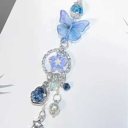 【星辰花蝴蝶3.0】ccd挂绳手作串珠自制沈星回印象手机链可爱挂件