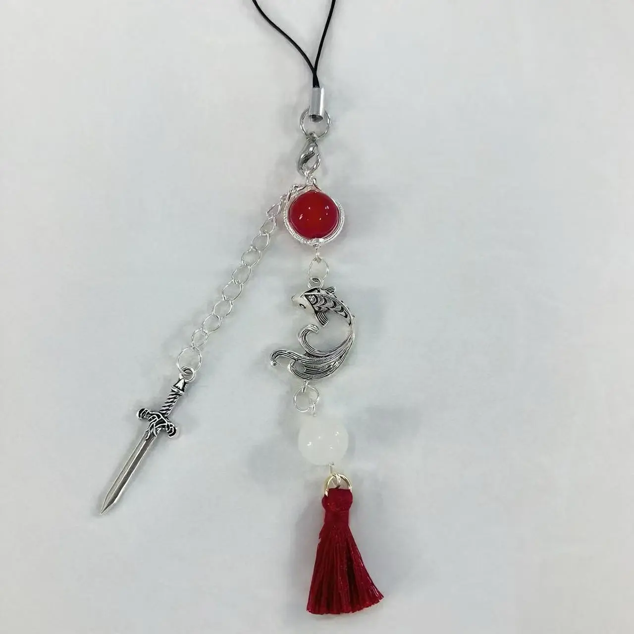 【梦人间双鱼】钥匙咕本链 手账本挂链 手机链卡册挂链卡包钥匙扣,3C数码配件,手机挂件/手机链,淘宝优惠券,粉丝福利购,淘宝优惠卷