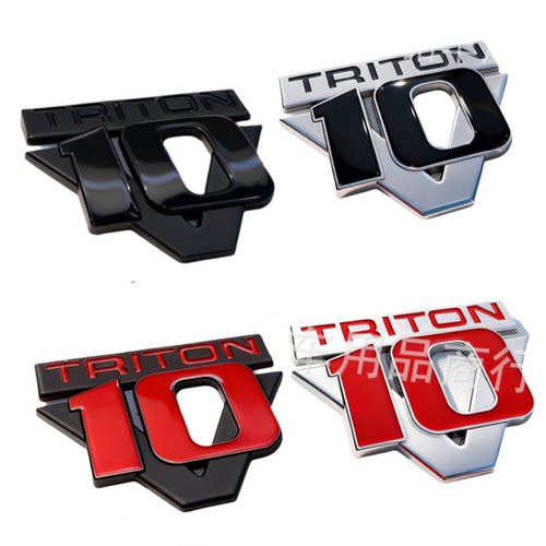 v10 Triton改装车贴 排量标 大排量越野车叶子板贴侧标后尾贴车标