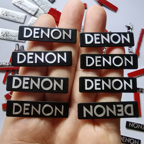 适用于汽车音响贴标天龙音响标logo音箱装饰贴家庭影院ktv denon