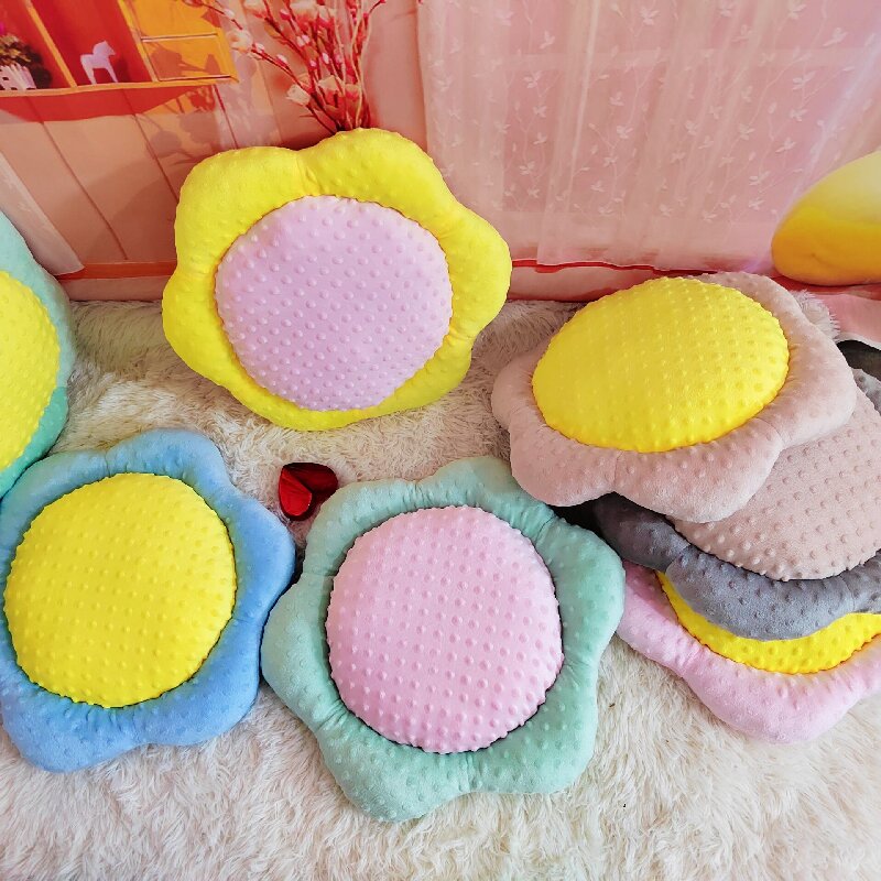 抱枕高颜值坐垫靠垫花朵