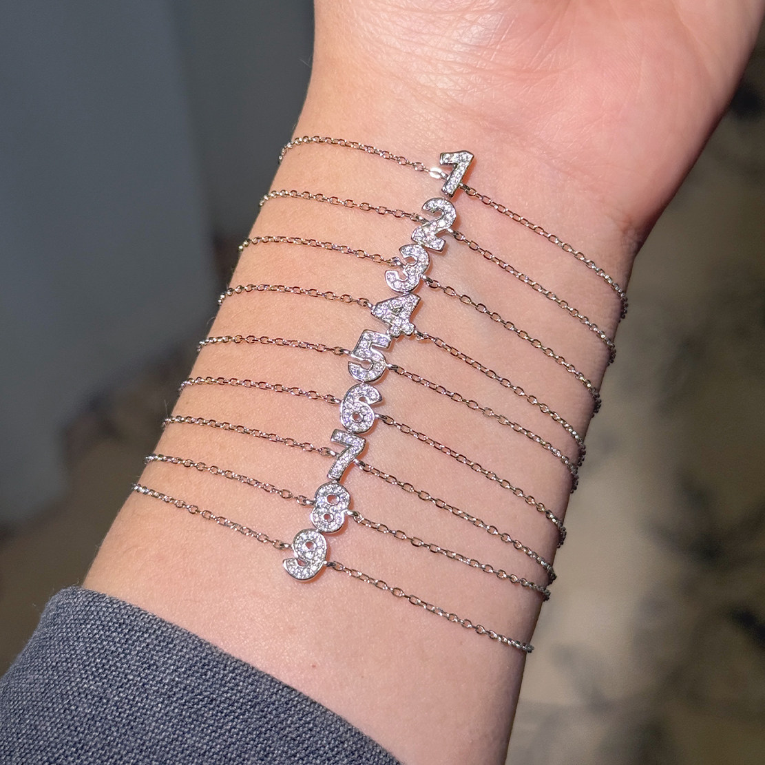 法国转运小红绳手链幸运数字