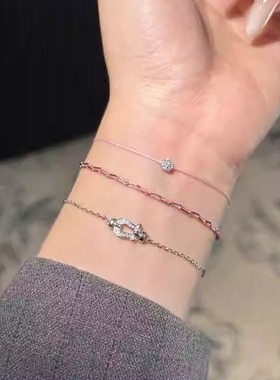 7钻六爪送礼物情侣手链全绳