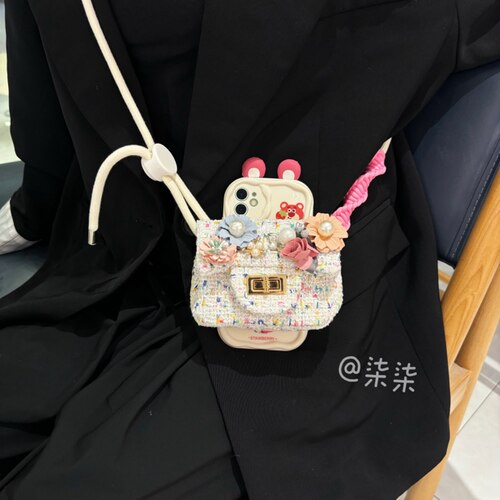 【零钱包-不含手机壳】新款小香风手机背夹时尚潮流通用型号
