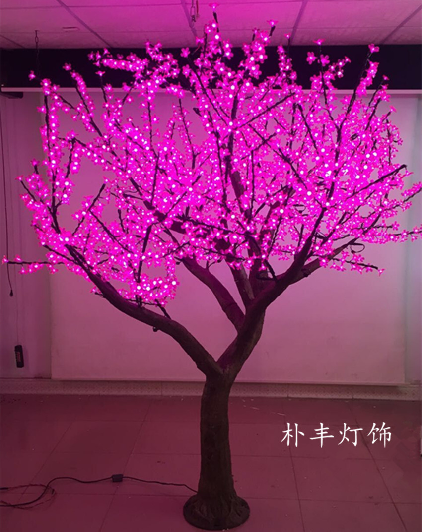 led樱花树灯发光树仿真景观树灯室外庭院树灯户外防水工程装饰灯