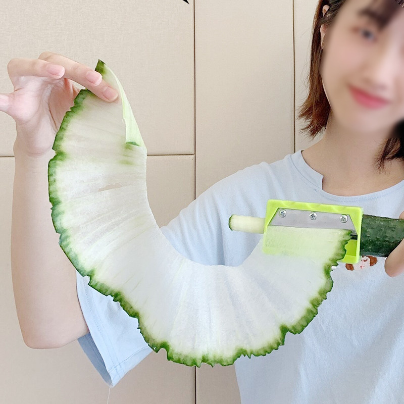 黄瓜面膜削皮器敷脸神器切片超大超薄青瓜刨刀面切卷器削铅笔器工