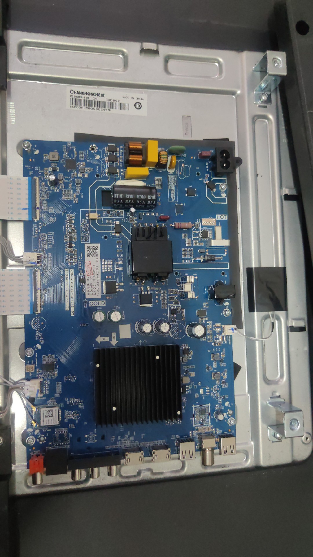 原装长虹 55D4PS 主板TPD.MT9632T.PC711 (T)屏C550U19-E10-H(03)