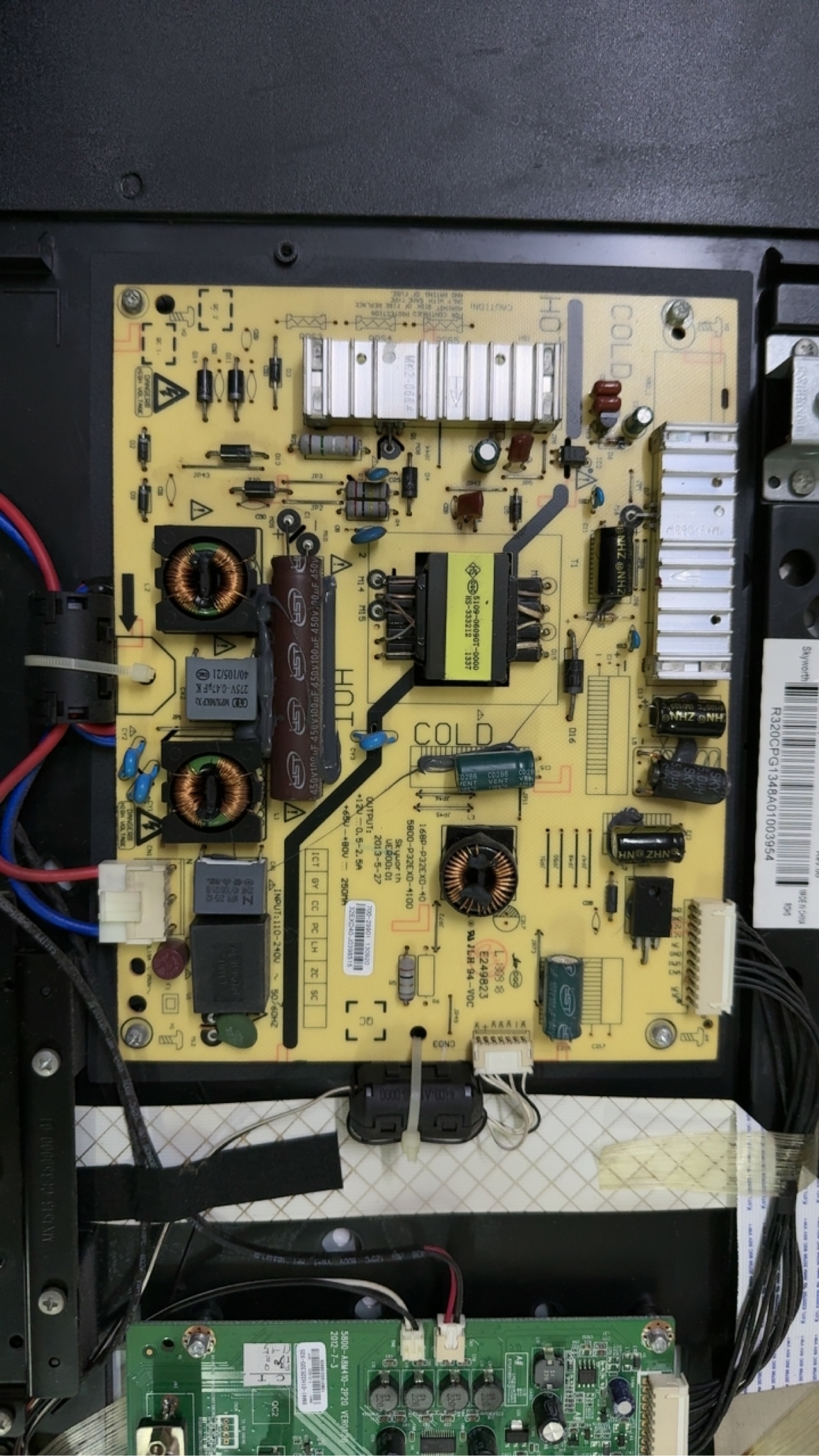 原装创维32E350E 32E320W电源板168P-P32EXD-40 5800-P32EXD-4100