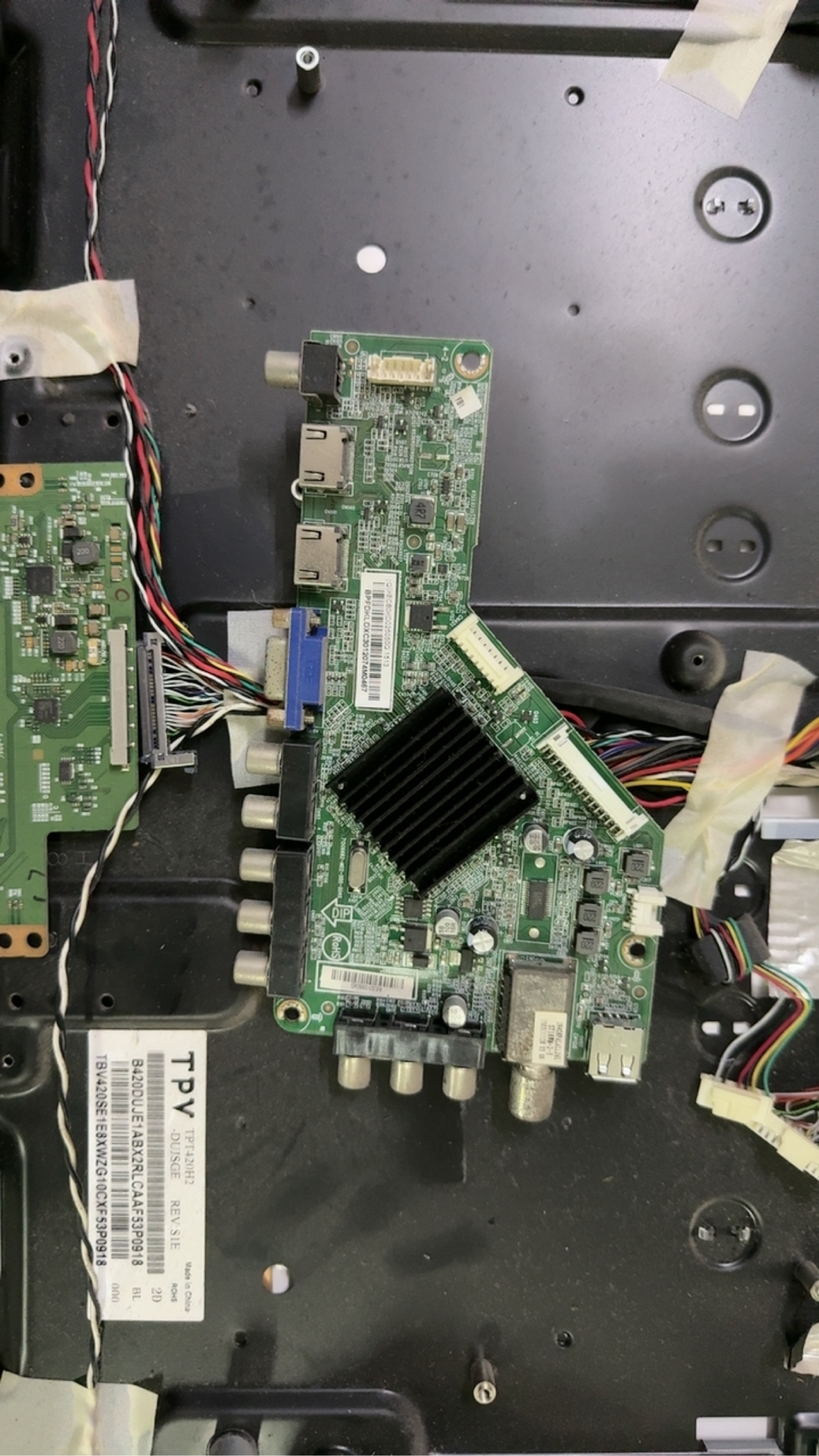 飞利浦42PFL1840/T3主板715G6682-M0C-000-004K屏TPT420H2-