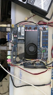 128g硬盘 3217U超薄主板带LVDS集成低功耗工控机一体机8g内存