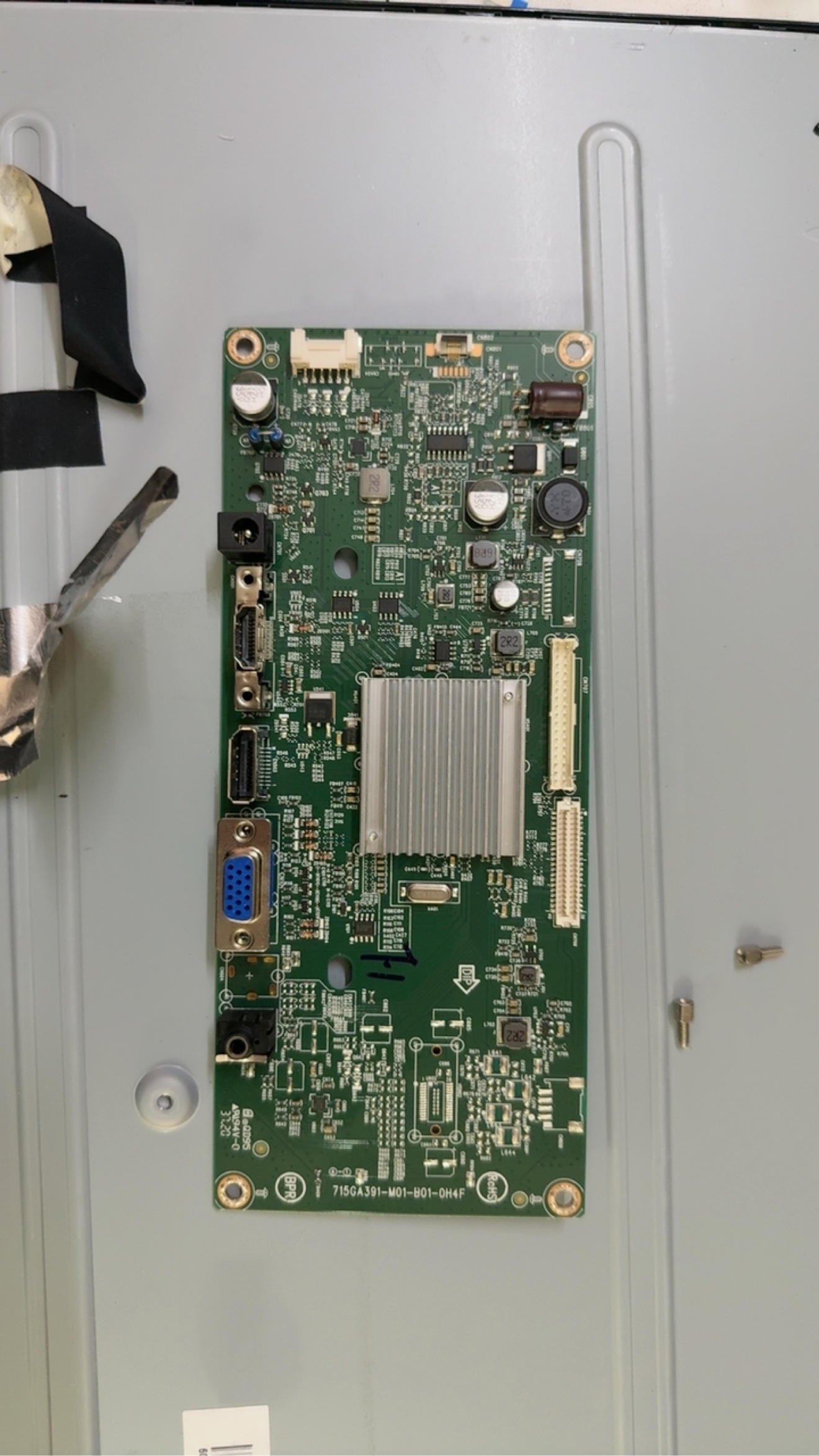 飞利浦275E9驱动板 主板715GA391-M01-B01-0H4F 配屏LM270WQ4