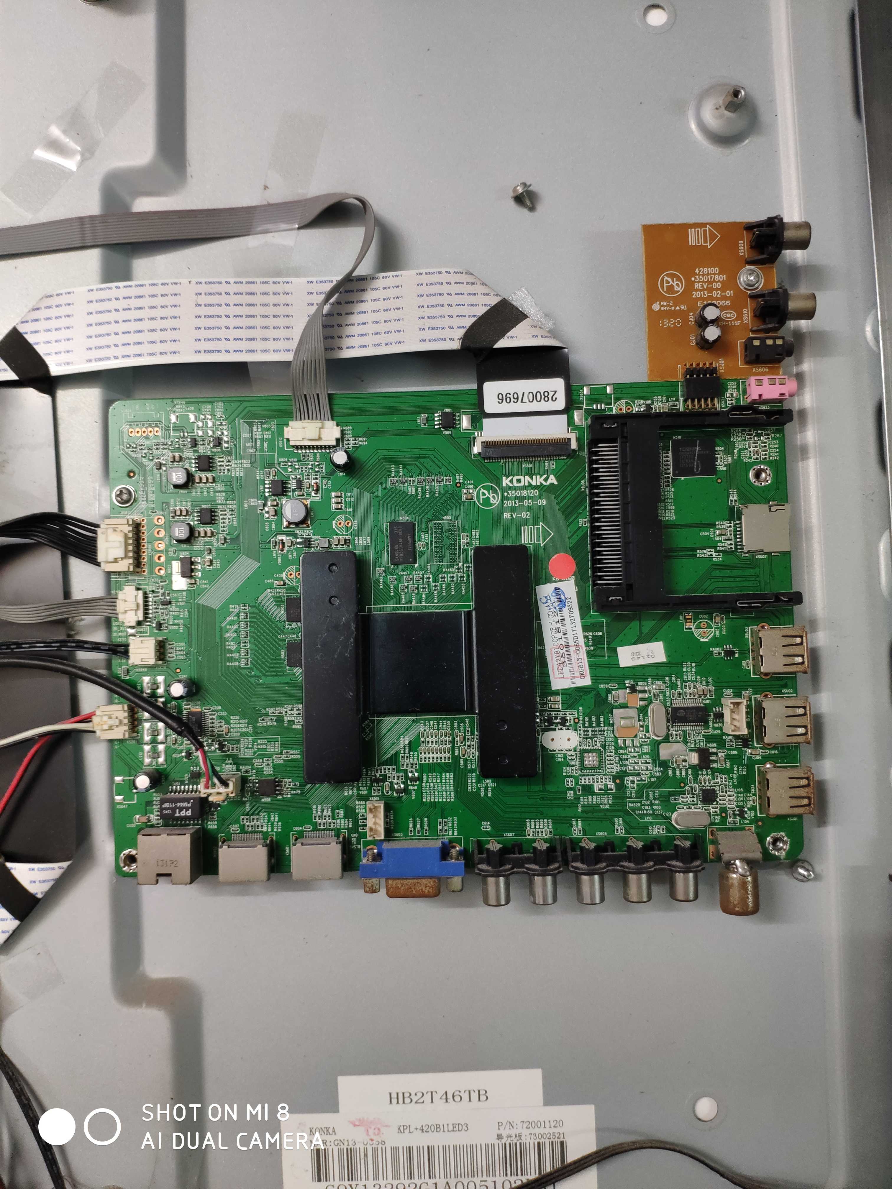 原装拆机 康佳LED42X8100PDE LED32X8300PDF主板35018120配屏可选