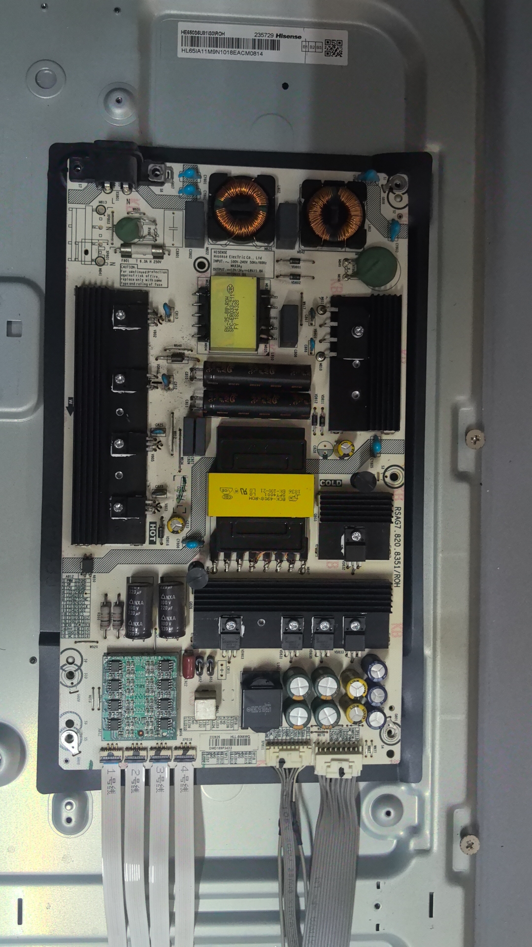 成色好 原装海信HZ65E5A HZ65U7A HZ65E8A电源板RSAG7.820.8351