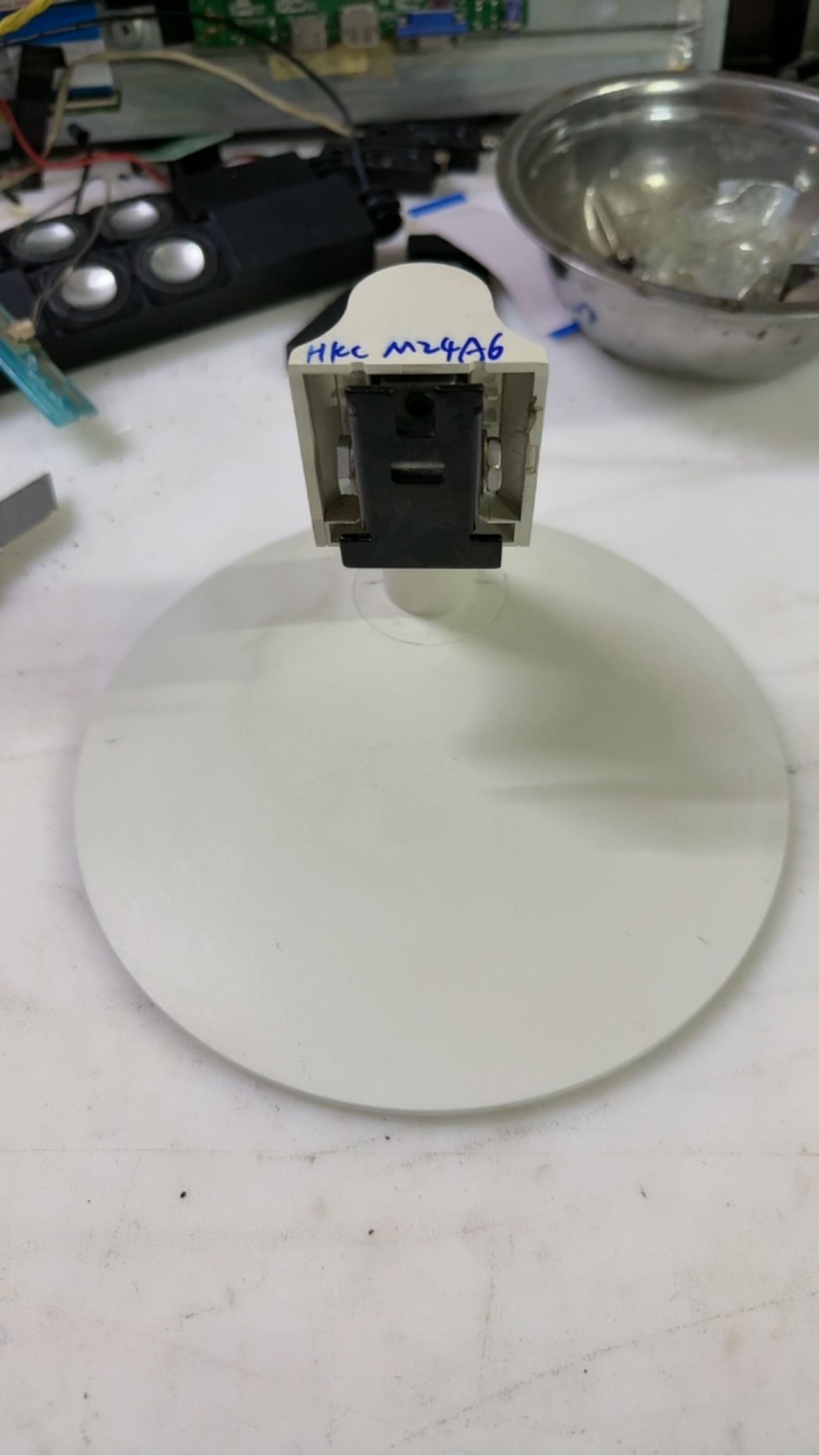 惠科HKC M27A6F M24A6 M21A6 M25A6显示器底座 支架 座子二手拆机