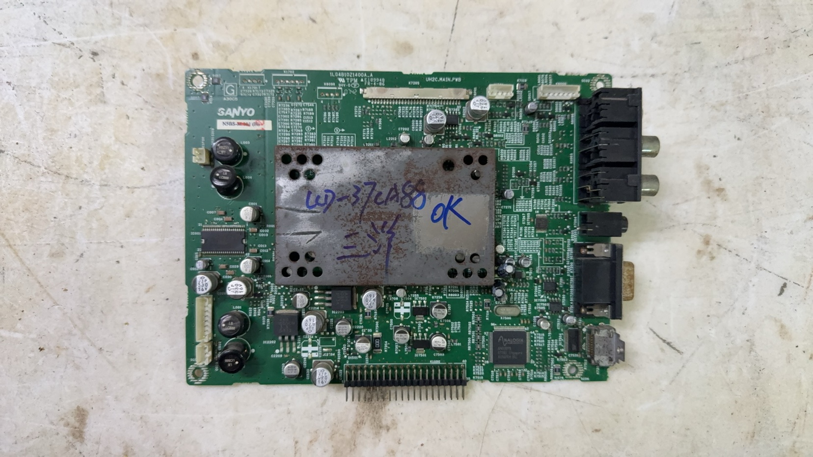 三洋 LCD-37CA88 主板1LG4B10Z1400A_A 配屏T370XW02 测好