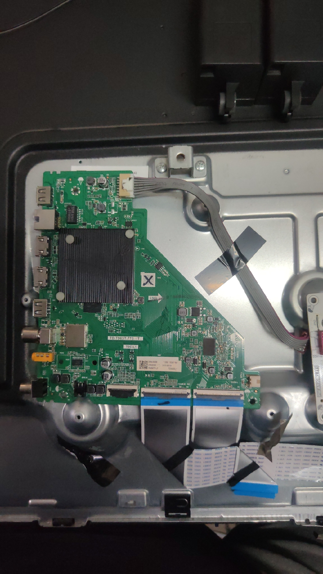 原装TCL 55SII 55J7E 55V6E主板TD.T963T.775屏
