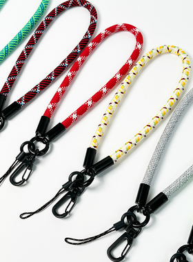 DDF新款7mm手机挂绳手腕带短款手机壳相机钥匙小挂件防丢防摔配饰