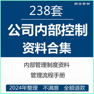 公司内部控制管理制度资料企业风险审批权限流程内控手册审计财务