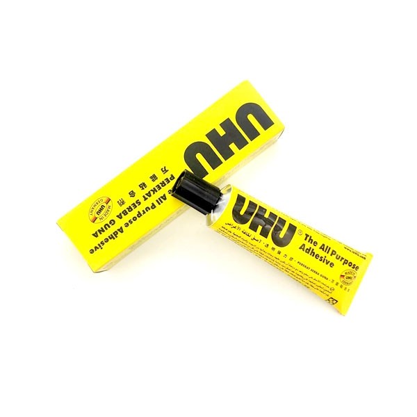 uhu手工diy布艺万能透明胶水强力胶小屋模型胶陶瓷塑料胶33ml