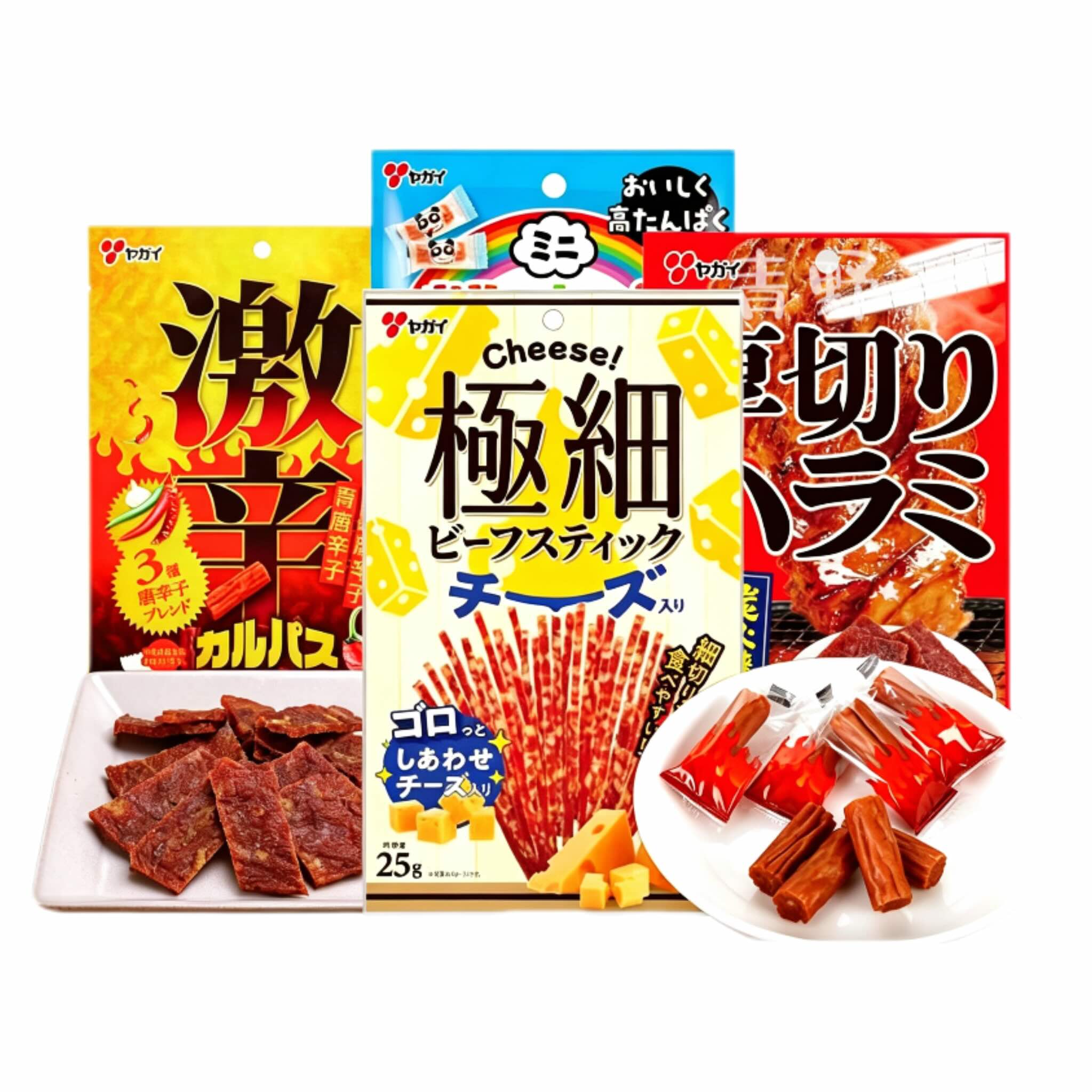 日本直邮扇屋即食香肠干猪舌牛肉干黑胡椒淡盐味烟熏下酒肉类零食