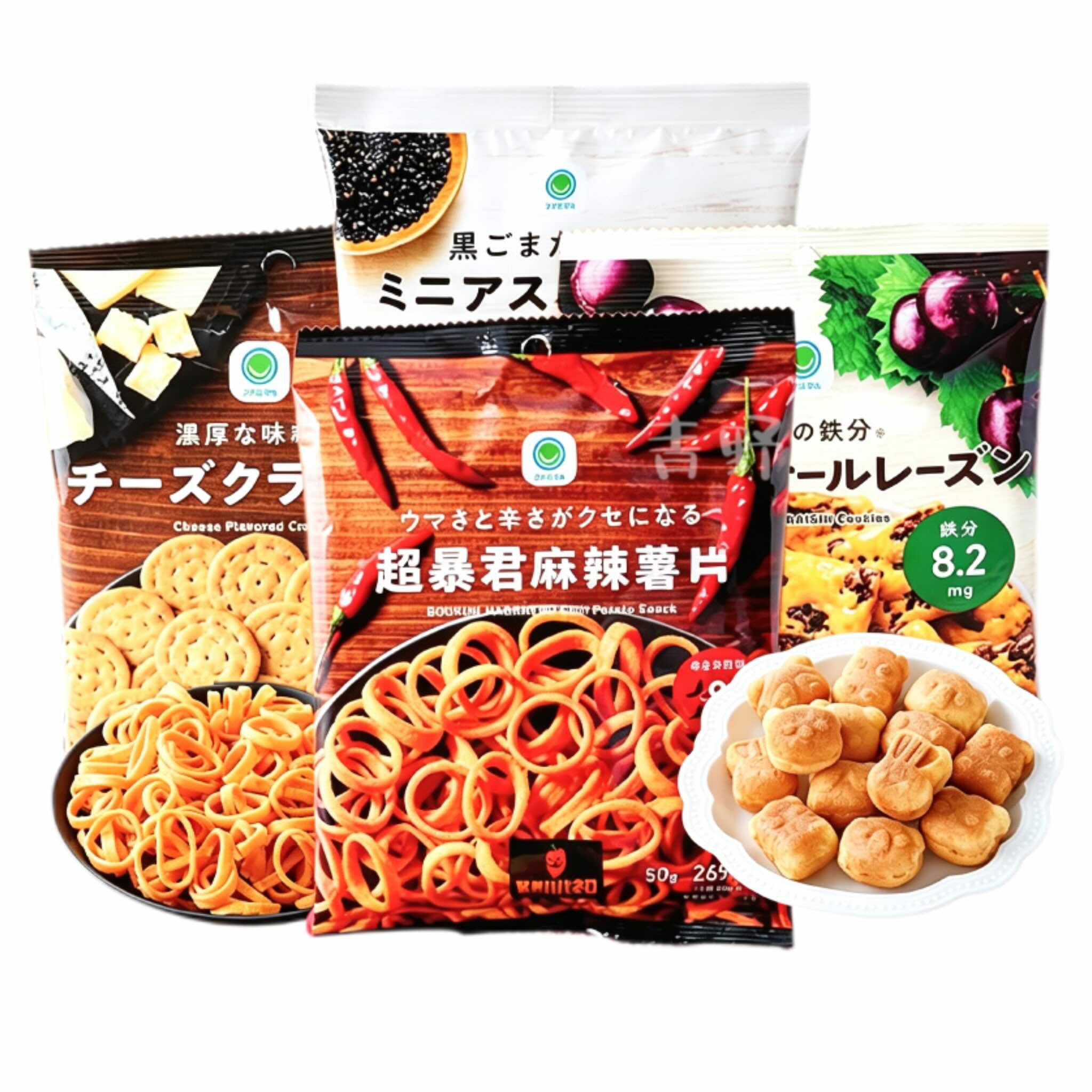 日本直邮全家便利店曲奇饼干甜甜圈黑白巧奶油夹心糕点办公室零食