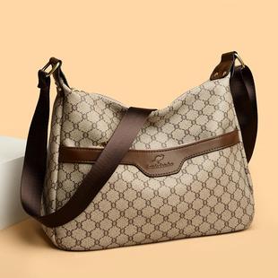 真皮质感包包妈妈款大气牛皮斜挎包实用型大容量高级感女士单肩包