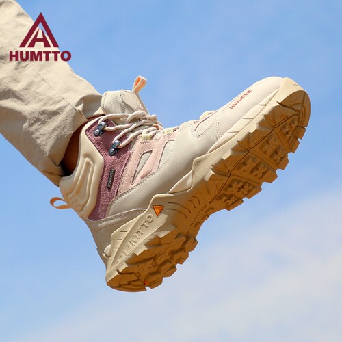 悍途防水登山鞋女雨鞋