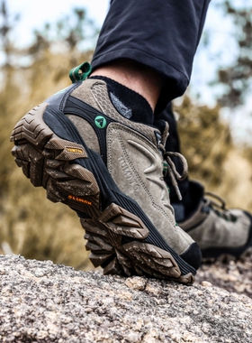 悍途户外登山鞋男户外鞋防泼水防滑耐磨缓震大码山地爬山徒步鞋男