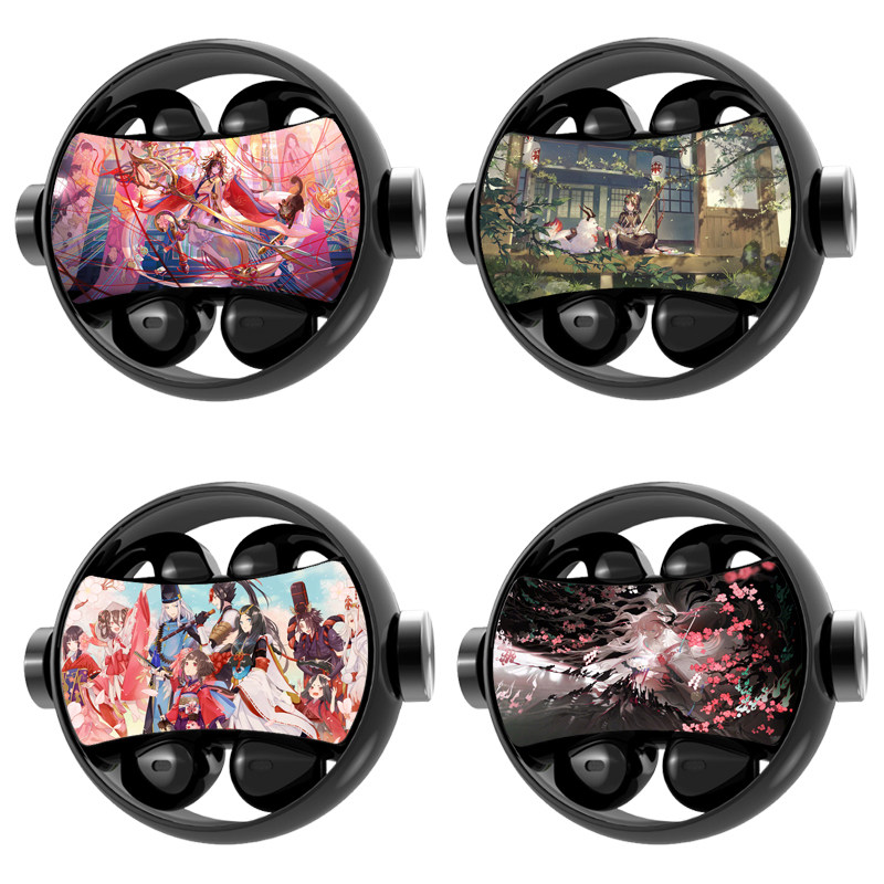 阴阳师蓝牙耳机手游神乐茨木大天狐动漫游戏周边夹入耳式旋转狗妖