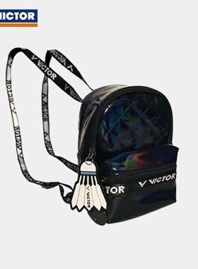 正品VICTOR/威克多胜利双肩背包BR3033MINI-C黑-双肩  S银-双肩