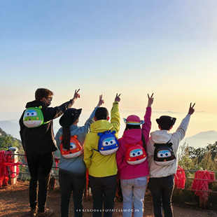 超级飞侠书包乐迪书包超加长肩带大学生可背男女通用旅游登山包